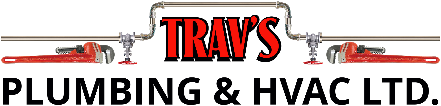 Travs Plumbing and HVAC Logo